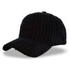 winter cap corduroy II - zwart