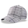 winter cap Grid - grijs