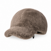 winter cap fluffy - taupe