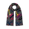 wintersjaal flower art - 4