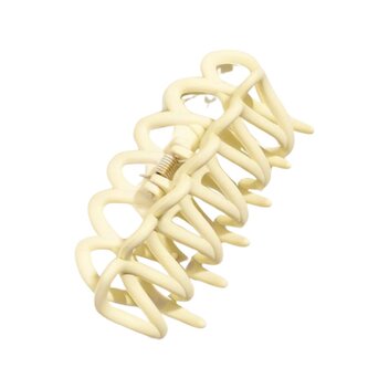 haarklem effen beige