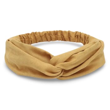 haarband effen - geel