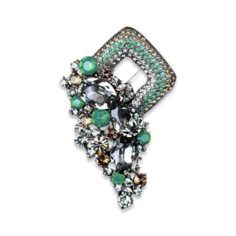 brilliant brooche - multi 1