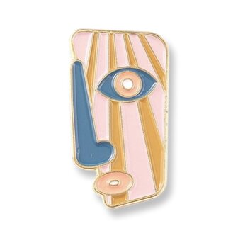 abstract brooche- multi 2