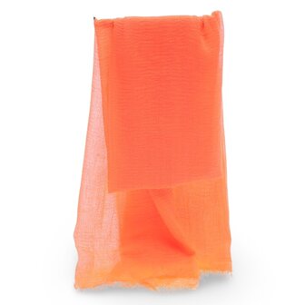 sjaal effen - oranje