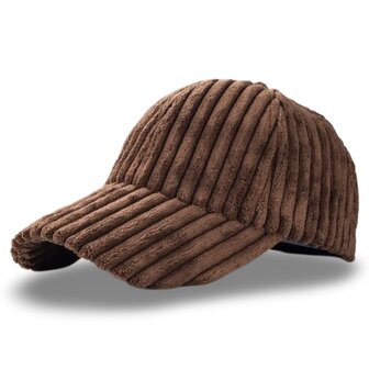 winter cap Corduroy II - bruin