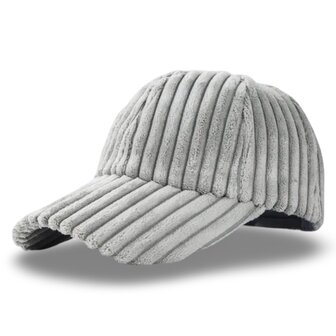 winter cap Corduroy II - grijs