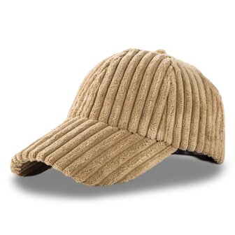 winter cap Corduroy II - camel