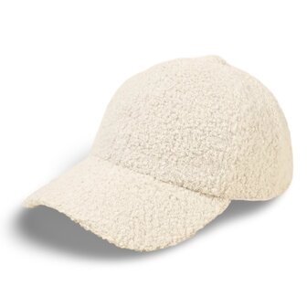 winter cap curl - beige