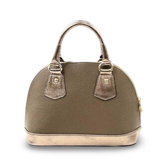 handtas leder Noto - taupe