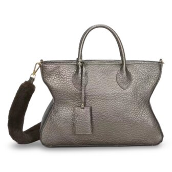 handtas Lentini XL - metallic taupe