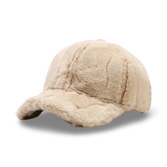 winter cap fluffy - naturel