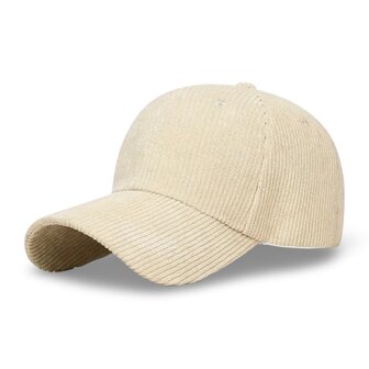 winter cap Corduroy - beige