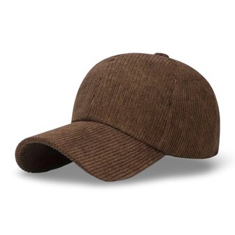 winter cap Corduroy - bruin