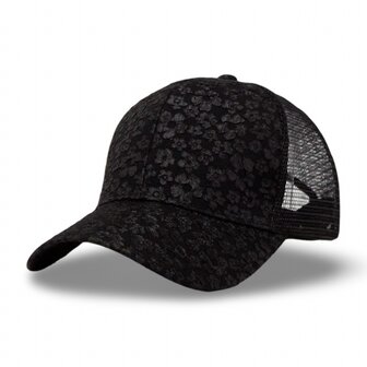 summer cap Flora - zwart