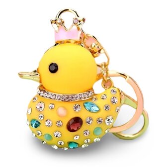 sleutelhanger Duck - geel