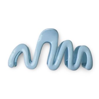 haarklem Swirly - blauw