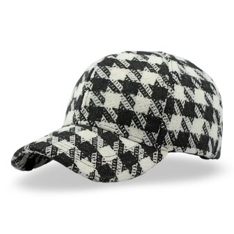 *COMING SOON* winter cap houndstooth - multi 1