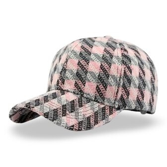 *COMING SOON* winter cap houndstooth - multi 2