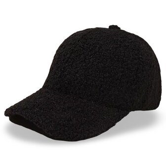 *COMING SOON* winter cap Curls - zwart