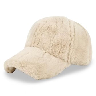 *COMING SOON* winter cap fluffy - beige