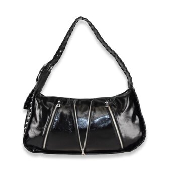 *COMING SOON* XL schoudertas Milena - zwart