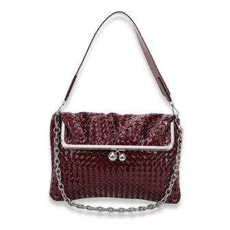 *COMING SOON* schoudertas Enna - burgundy
