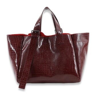*COMING SOON* XL handtas Grisi - burgundy
