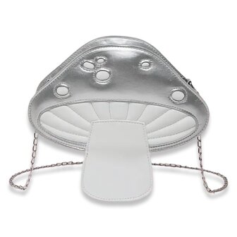 *COMING SOON* schoudertas Mushroom - zilver