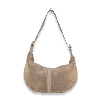 *COMING SOON* schoudertas leder Erice - taupe