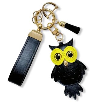 *COMING SOON* sleutelhanger Owly - zwart