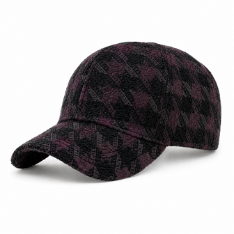 winter cap houndstooth - multi 2