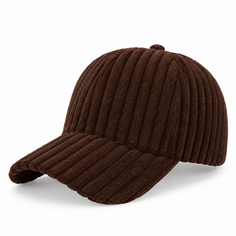 winter cap corduroy II - bruin
