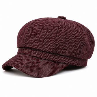winter hat catania - burgundy