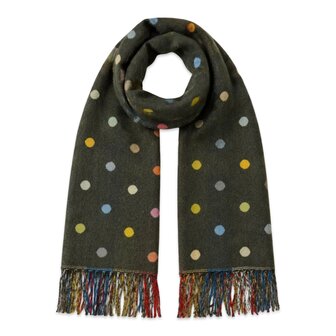 wintersjaal dots - multi 3