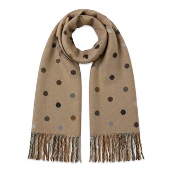 wintersjaal dots - multi 7