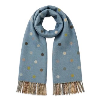 wintersjaal dots - multi 8
