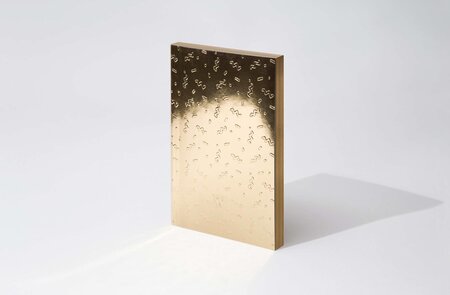 Gold Coriandoli A5 Notebook