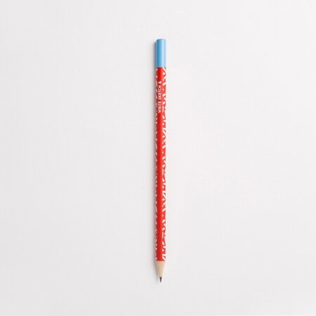 Red Pattern Pencil