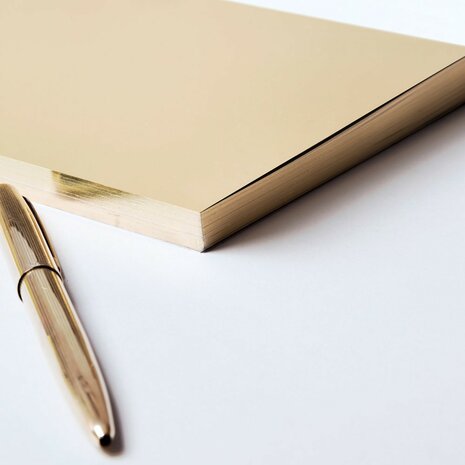 Gold Lingotto A5 Notebook