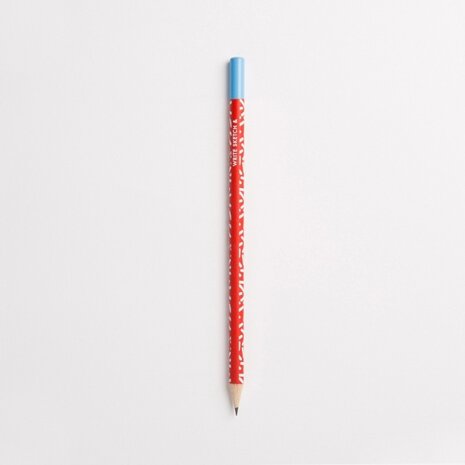Red Pattern Pencil