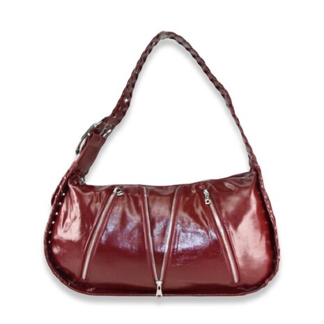 *COMING SOON* XL schoudertas Milena - burgundy
