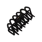 haarklem effen zwart