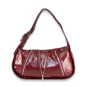 XL schoudertas Milena - burgundy
