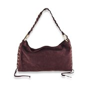 schoudertas leder Tudia - burgundy