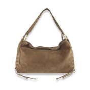 schoudertas leder Tudia - taupe