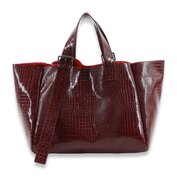 XL handtas Grisi - burgundy