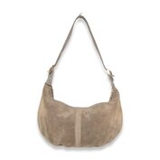 schoudertas leder Erice - taupe