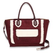 handtas Agira - burgundy